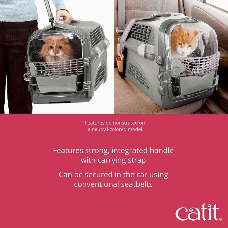 Cabrio Cat Carrier System Cherry Red